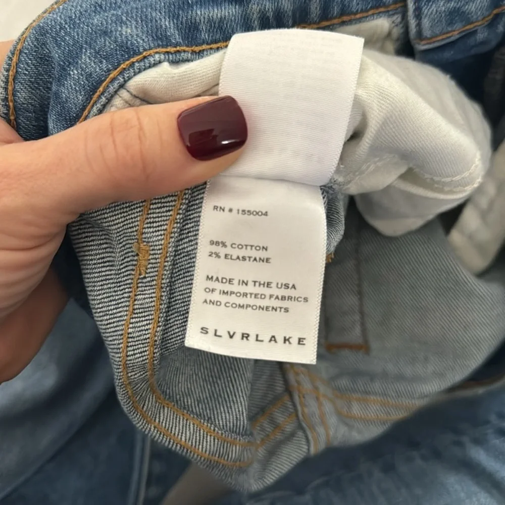 SLVRLAKE London Crop Denim Jeans, Excellent Condition, 25 - Picture 8 of 9